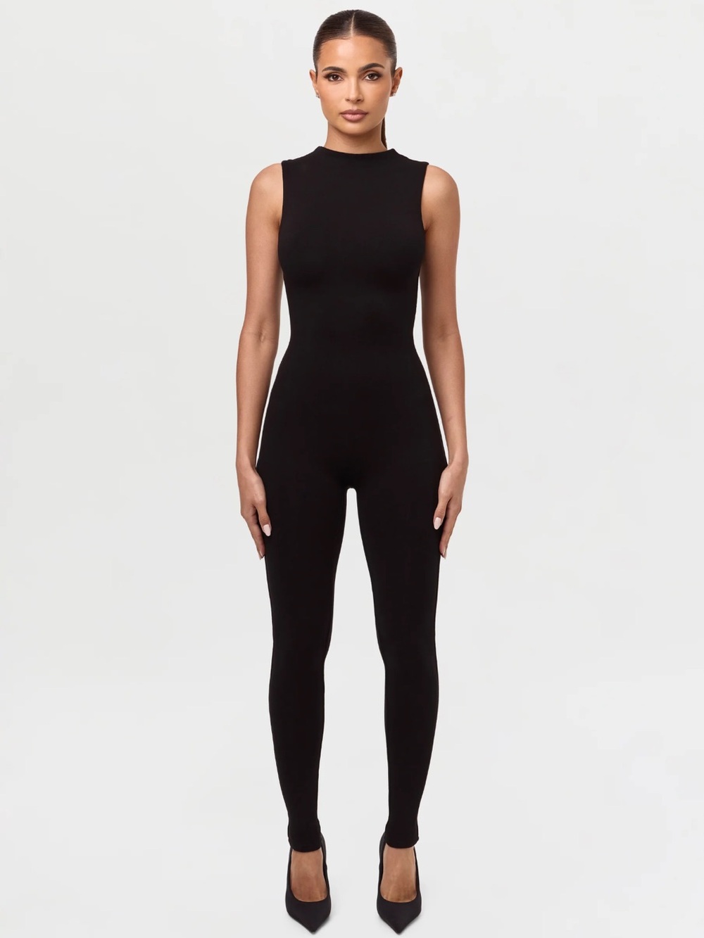 naked wardrobe black jumpsuit
